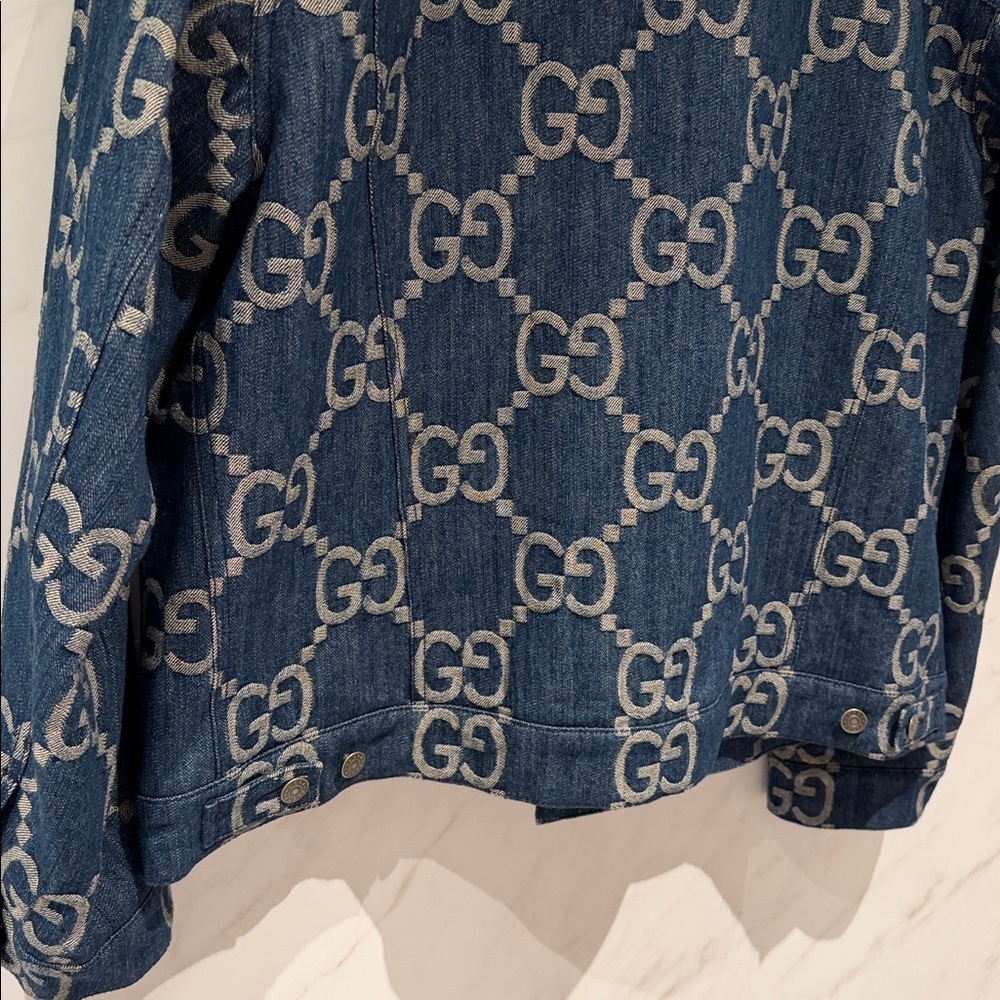 Gucci GG Jumbo Denim Women's Jacket - Picture 5 of 9